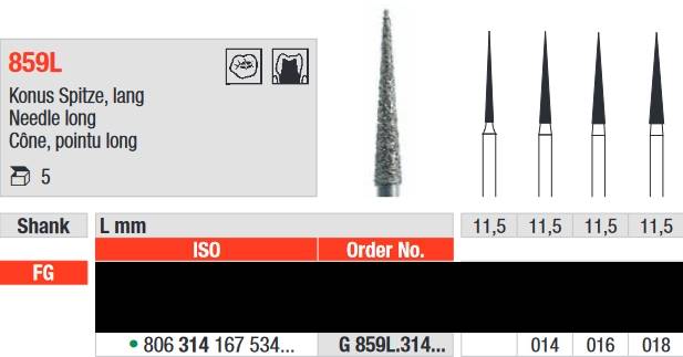 Edenta - G859L.314.016 Diament FG