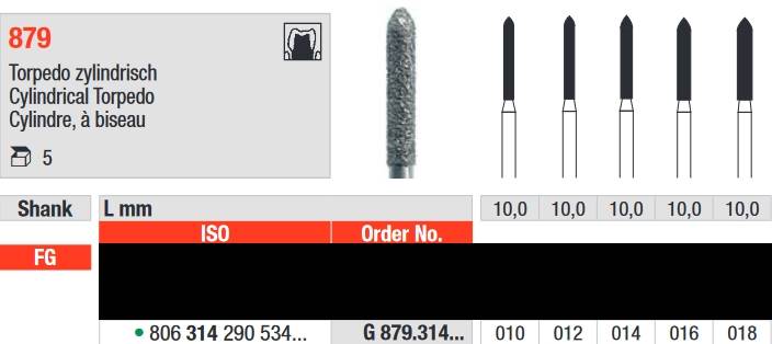 Edenta - G879.314.012 Diament FG