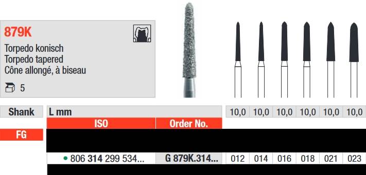 Edenta - G879K.314.018 Diament FG
