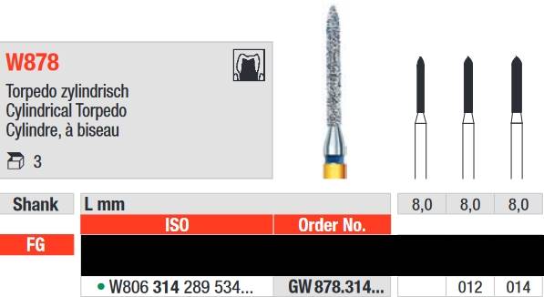 Edenta - GW878.314.012 White TigerLLD Diament FG