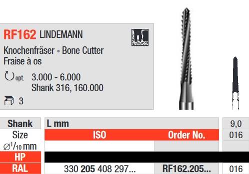 Edenta - RF162.205.016 RAL wiertło chirurgiczne