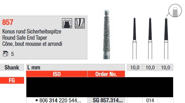 Edenta - SG857.314.014 Diament FG