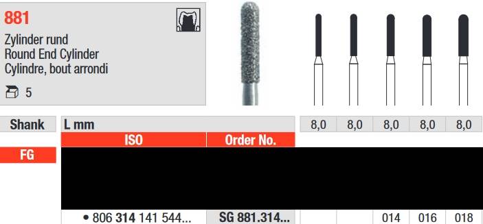 Edenta - SG881.314.014 Diament FG