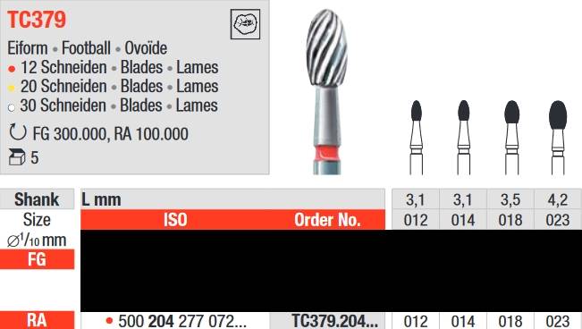 Edenta - TC379.204.014 finir FG