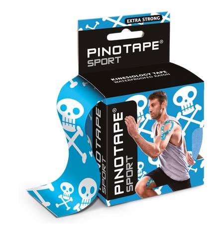 PINO - Tape sport 5cmx5m ex-strong taśma czaszki b