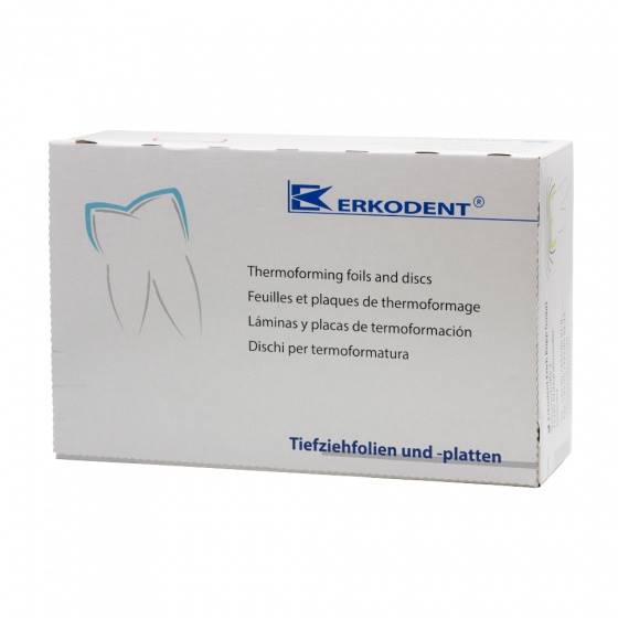 Erkodent - Erkodur 1.5mm fi120mm 10szt. clear