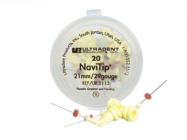 Ultradent - Navitip 21mm 20szt. żółte 29G