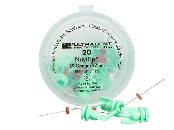 Ultradent - Navitip 27mm 20szt. zielone 25G