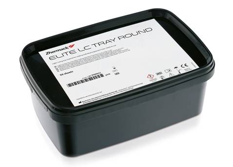 Zhermack - Elite LC Tray Round różowe 50szt.