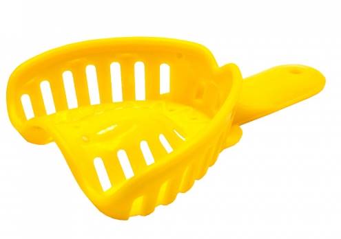 Łyżka wyciskowa plastikowa-górna L-1 żółta