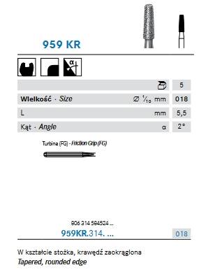 Komet - 959KR.314.018 Diament FG