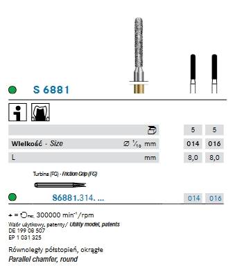 Komet - S6881.314.014 Diament FG