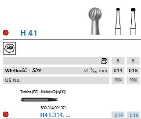 Komet - H41.314.014 węglik spiekany FG