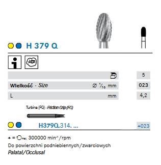 Komet - H379Q.314.023 węglik spiekany FG