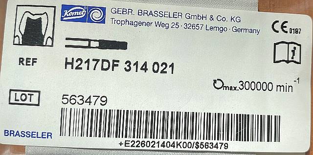 Komet - H217DF.314.021 węglik spiekany FG