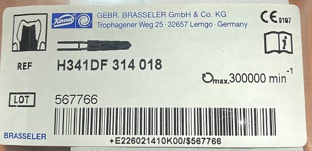 Komet - H341DF.314.018 węglik spiekany FG