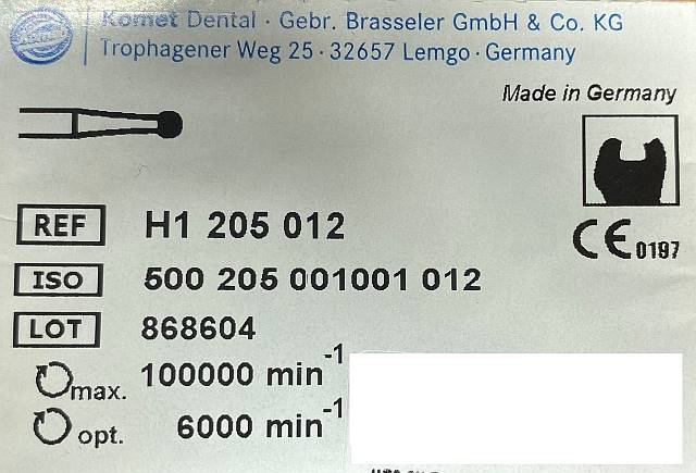 Komet - H1.205.012 węglik spiekany.