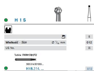 Komet - H1S.314.012 węglik spiekany RA