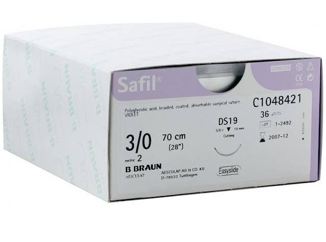 B.Braun - Safil 2/0 DS24 70cm 1szt.