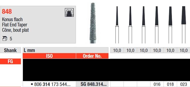 Edenta - SG848L.314.016 Diament FG