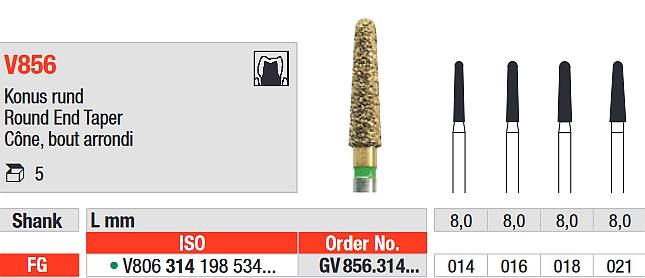 Edenta - GV856L.314.018 Diament FG