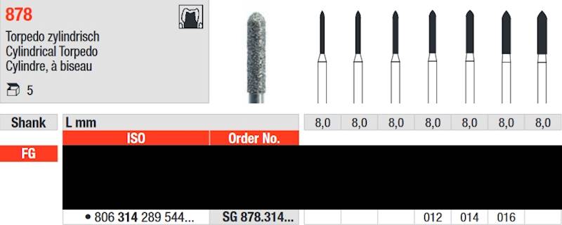 Edenta - SG878.314.016 Diament FG