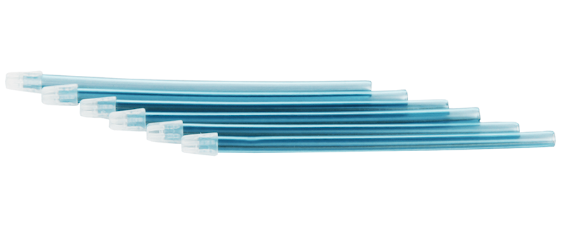Euronda - Końcówki ślinociągu 100szt. blue