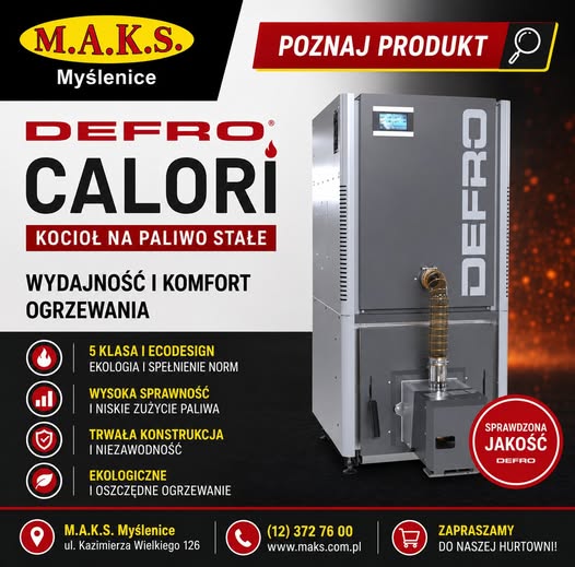 POZNAJ PRODUKT: Kocioł pelletowy DEFRO Calori!