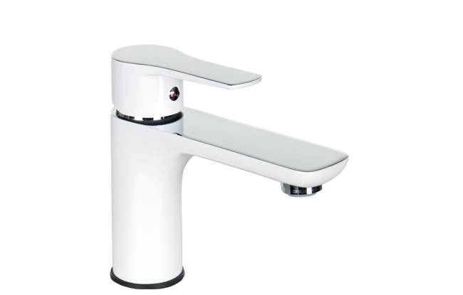 2447300 DALI WHITE Bateria umywalkowa stojąca z automatycznym korkiem spustowym Valvex
