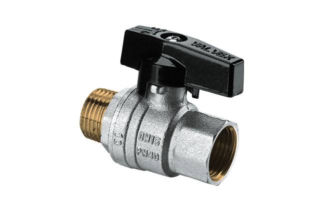 TRYTON Kurek kulowy z dławikiem z motylkiem aluminiowym (MAl) (wersja N-W)  1/2”  1452170 Valvex