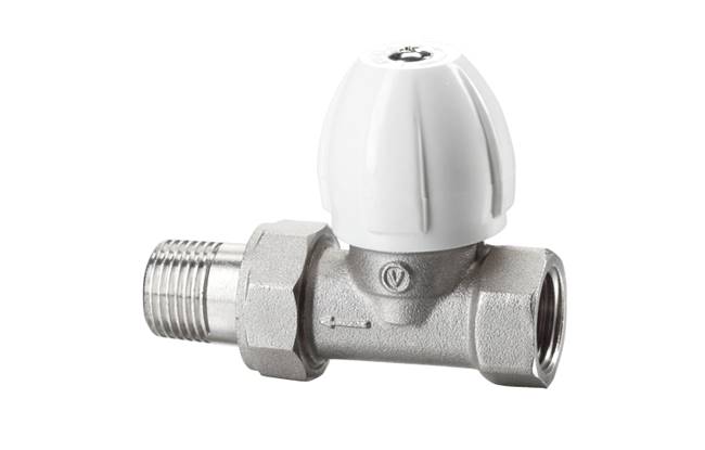 ACTIV Zawór grzejnikowy zasilający prosty niklowany 1/2" 4482050 Valvex