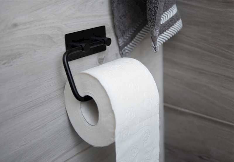 23887 UCHWYT NA PAPIER TOALETOWY CZARNY TIMO GALICJA