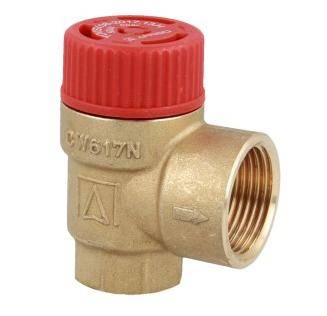 Zawór bezpieczeństwa do c.o. MS 1,5 bar Rp1/2" x Rp3/4" Afriso 42376