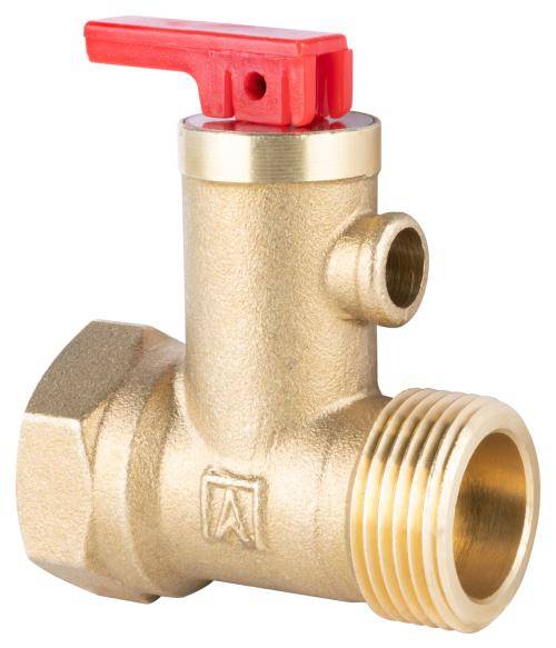 Zawór bezpieczeństwa do elektrycznych podgrzewaczy wody AF8 6,7 bar G3/4" x Rp3/4" Afriso 4223410
