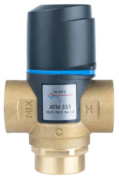 Termostatyczny zawór mieszający ATM 333 DN20 Rp3/4" 35÷60°C Kvs 1,6 m3/h Afriso 1233310