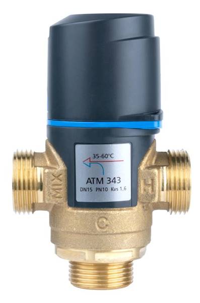 Termostatyczny zawór mieszający ATM 343 DN15 G3/4" 35÷60°C Kvs 1,6 m3/h Afriso 1234310