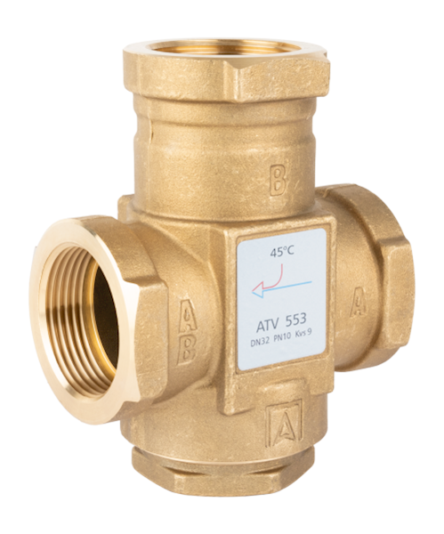 Zawór temperaturowy ATV 553 DN32 Rp1 1/4" kvs 9 45°C Afriso 1655310