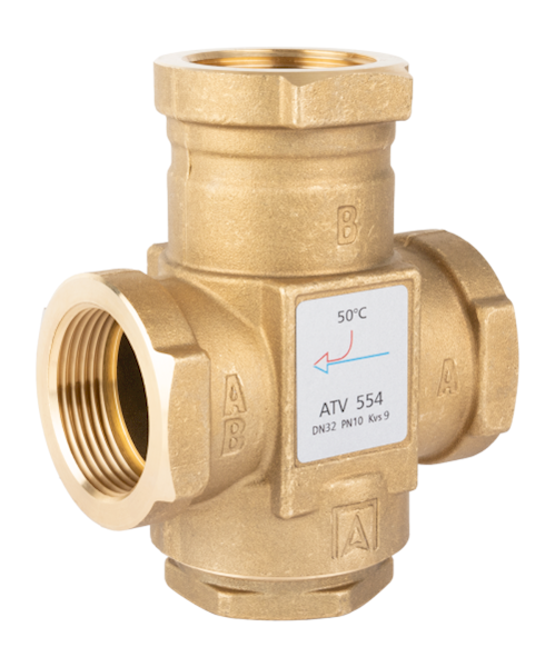 Zawór temperaturowy ATV 554 DN32 Rp1 1/4" kvs 9 50°C Afriso 1655410