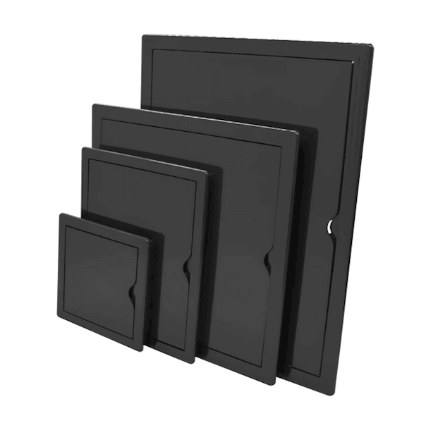 02-811AGR DRZWICZKI REWIZYJNE 40X40 PLASTIKOWE GRAFIT
