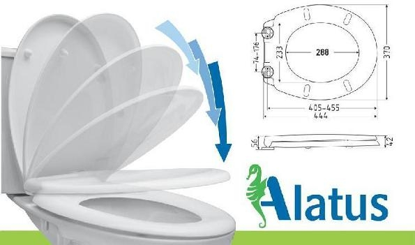 Deska sedesowa ALATUS duroplast wolnoopadająca ALATUS/DESKA