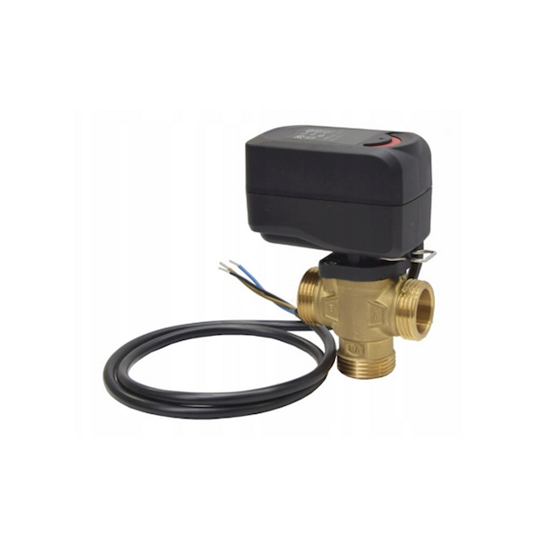 Zawór strefowy 3-drogowy DN20 1" GZ Kvs 8 m3/h ALATUS 601072A