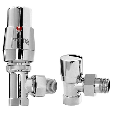 Zestaw termostatyczny ALATUS ROYAL chrom kątowy ROGS0202CFK