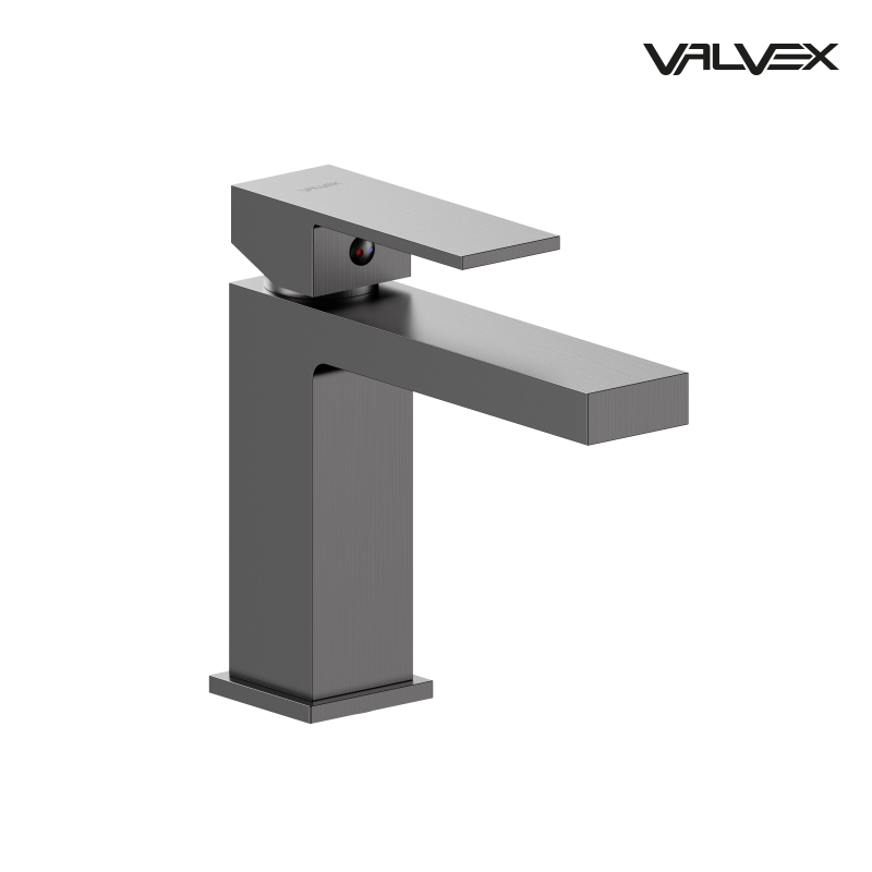 2419860 ARS Gun Metal Bateria umywalkowa WYSOKA stojąca bez korka spustowego pokrycie gun metal Valvex