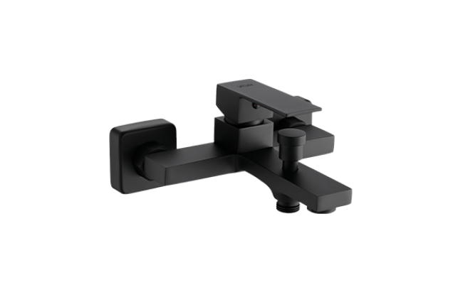 2420420 ARS BLACK bateria wannowa ścienna BEZ AKCESORIÓW czarna Valvex