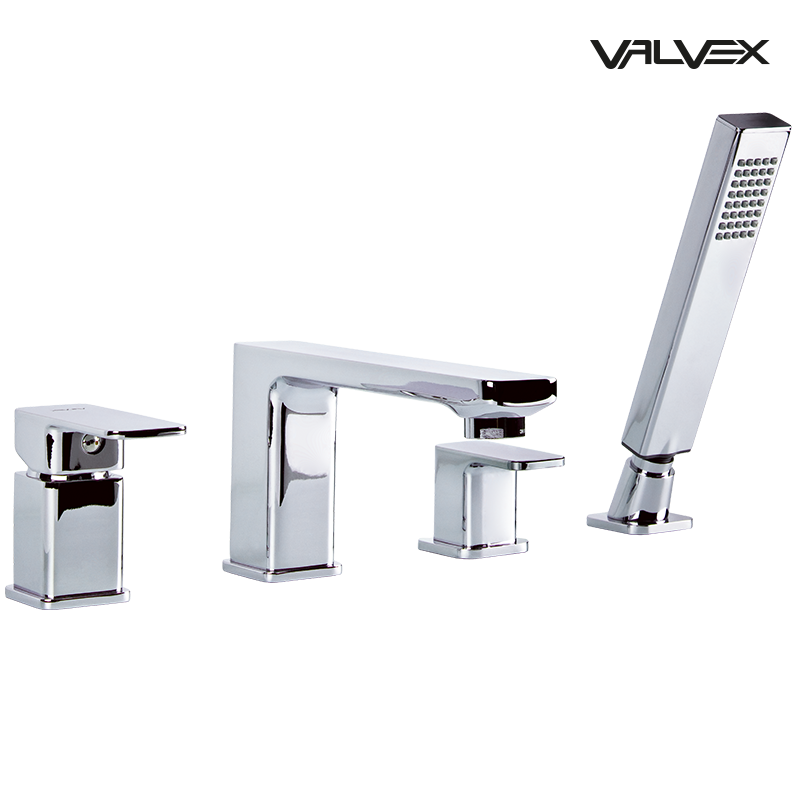 2454890 LOFT CHROME bateria 4 otworowa stojąca chromowana Valvex