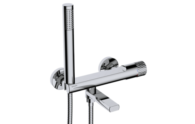 2420620 DECOR CHROME bateria wannowa Z ZESTAWEM AKCESORIÓW chromowana Valvex