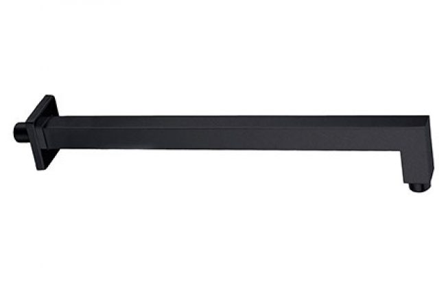 2444610 KVADRO BLACK ramię natrysku ścienne czarne Valvex
