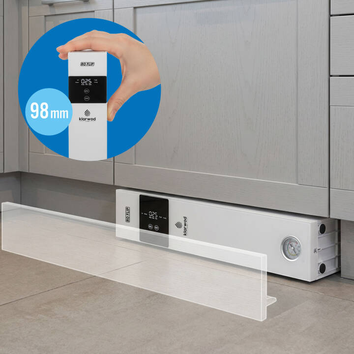 BEZZBIORNIKOWY SYSTEM ODWRÓCONEJ OSMOZY POD COKÓŁ RO FLIP KLARWOD filtr wody
