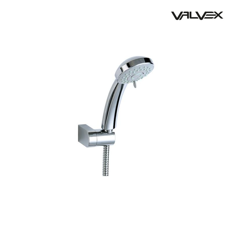 2449550 VERA CHROME zestaw natryskowy punktowy 3-funkcyjny chromowany Valvex