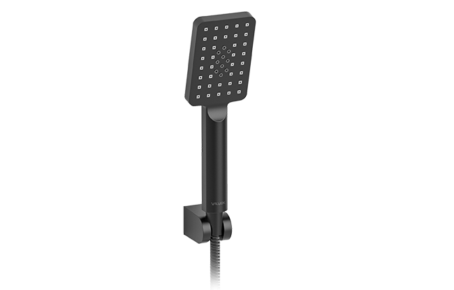 2432910 LOFT BLACK zestaw natryskowy punktowy 3-funkcyjny czarny Valvex